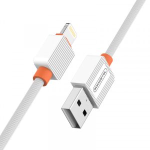 KABEL USB IPHONE 2A SOMOSTEL BIAŁY 2000mAh QUICK CHARGER 1M POWERLINE SMS-BP03 15SZT PREZENTER 7 zdj 5902012969038 3