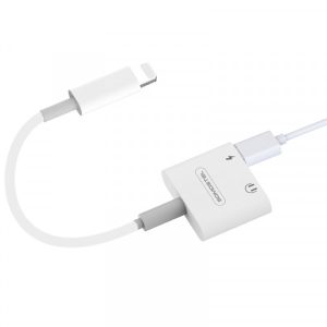 ADAPTER HF IPHONE SOMOSTEL BIAŁY SMS-BZ05 AUDIO IPHONE + ZASILANIE 7 zdj 5902012969076 2