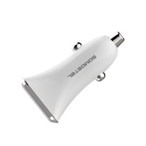 ŁADOWARKA SAMOCHODOWA 3A + KABEL TYP-C BIAŁA SOMOSTEL 3100mA SMS-A43 QUICK CHARGE USB-C QC 3.0 5 zdj 5902012969106 2
