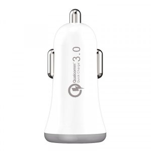 ŁADOWARKA SAMOCHODOWA 3A BIAŁA SOMOSTEL 3100mA QUICK CHARGE QC 3.0 SMS-A46 9 zdj 5902012969120 3