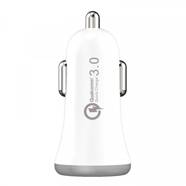 ŁADOWARKA SAMOCHODOWA 3A BIAŁA SOMOSTEL 3100mA QUICK CHARGE QC 3.0 SMS-A46 4 ŁADOWARKA SAMOCHODOWA 3A BIAŁA SOMOSTEL 3100mA QUICK CHARGE QC 3.0 SMS-A46 - obrazek 4