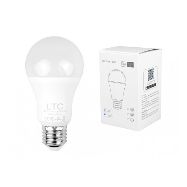 ŻARÓWKA LED RGB 10W WIFI LTC - INTELIGENTNY DOM lxu404 1 ŻARÓWKA LED RGB 10W WIFI LTC - INTELIGENTNY DOM lxu404