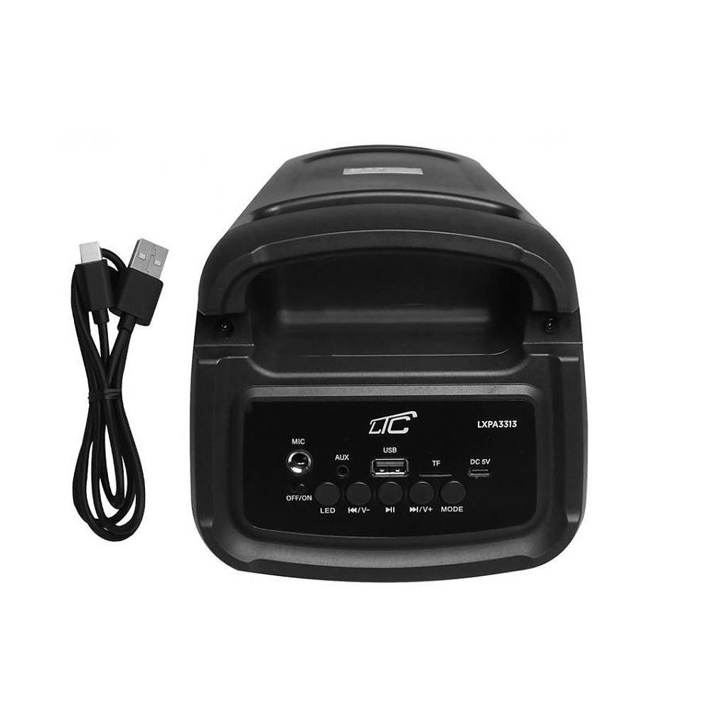 RGB GŁOŚNIK BLUETOOTH LTC 2X3`` USB/SD/AUX 4000MAH LXPA3313 3 RGB GŁOŚNIK BLUETOOTH LTC 2X3`` USB/SD/AUX 4000MAH LXPA3313 - obrazek 3