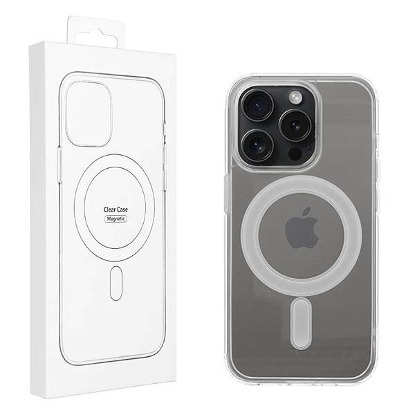 ECOBOX MAG CASE COVER MAGSAFE IPHONE 15 PRZEŹROCZYSTY CLEAR 1 ECOBOX MAG CASE COVER MAGSAFE IPHONE 15 PRZEŹROCZYSTY CLEAR