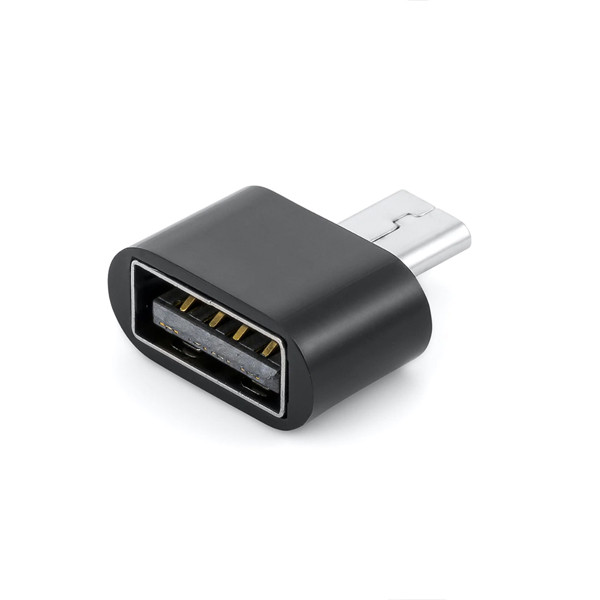 ECONOMY ADAPTER HOST OTG MICRO USB CZARNY 2 ECONOMY ADAPTER HOST OTG MICRO USB CZARNY - obrazek 2