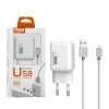 ŁADOWARKA SIECIOWA 2A + KABEL IPHONE BIAŁY SOMOSTEL 2100mA USB-C SMS-A52 10W 13 zdj 5904238701782