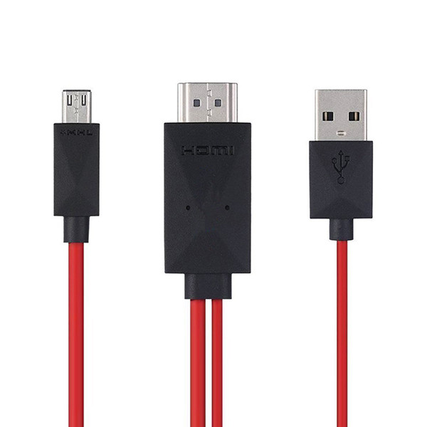ADAPTER KABEL MHL MICRO USB DO HDMI TV PRZEJŚCIÓWKA FullHD 2 ADAPTER KABEL MHL MICRO USB DO HDMI TV PRZEJŚCIÓWKA FullHD - obrazek 2