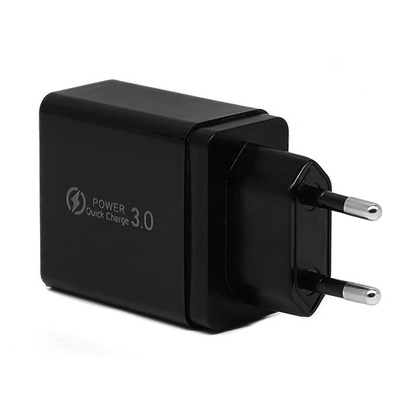 ECONOMY ŁADOWARKA SIECIOWA 3A CZARNA QUICK 3.0 FAST CHARGER 3100mA 4XUSB 25W 2 ECONOMY ŁADOWARKA SIECIOWA 3A CZARNA QUICK 3.0 FAST CHARGER 3100mA 4XUSB 25W - obrazek 2