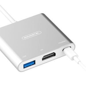 ADAPTER HOST USB-C SOMOSTEL SMS-BZ07 PD 60W 1XTYP-C 1XUSB 1XHDMI DEX HUB 9 zdj 5904238713280 3