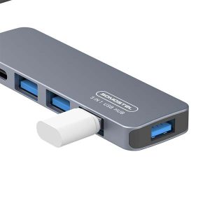 ADAPTER HOST USB-C SOMOSTEL SMS-BZ09 DEX PD 60W 1XTYP-C 1XUSB 3.0 3XUSB 2.0 8 zdj 5904238713297 2
