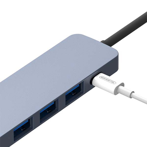 ADAPTER HOST USB SOMOSTEL SMS-BZ08 PD 60W 1XTYP-C 2XUSB 2.0 1XUSB 3.0 1xHDMI DEX HUB 4 ADAPTER HOST USB SOMOSTEL SMS-BZ08 PD 60W 1XTYP-C 2XUSB 2.0 1XUSB 3.0 1xHDMI DEX HUB - obrazek 4