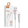 KABEL USB IPHONE 2,4A SOMOSTEL BIAŁY 2400mAh QUICK CHARGER 1M POWERLINE SMS-BP08 7 zdj 5904238713365