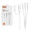 KABEL USB 3W1 SOMOSTEL BIAŁY 2,1A 10W QUICK CHARGER POWERLINE PD SMS-BT14 13 zdj 5904238713464