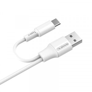 KABEL USB 3W1 SOMOSTEL BIAŁY 2,1A 10W QUICK CHARGER POWERLINE PD SMS-BT14 9 zdj 5904238713464 3