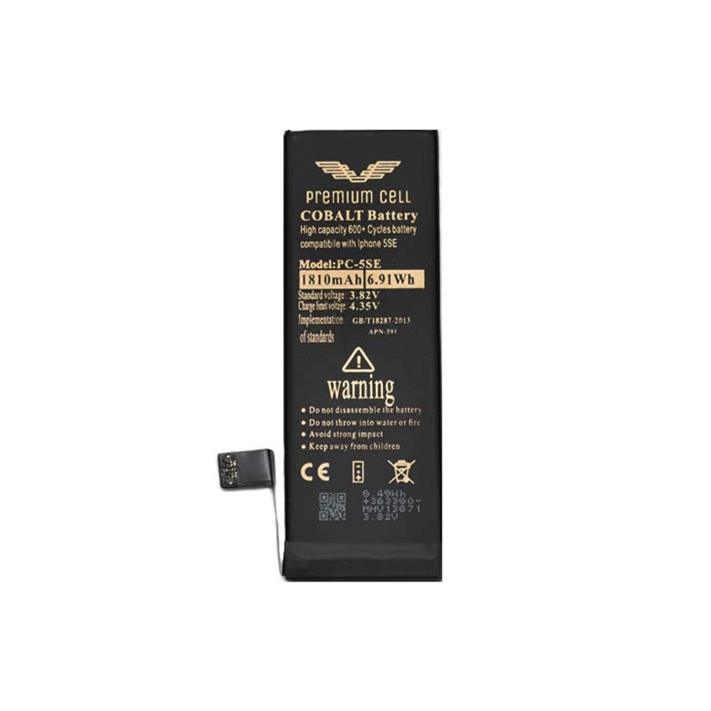 BATERIA PREMIUM CELL COBALT IPHONE 5SE SE2016 1810MAH 600+ CYCLES 3 BATERIA PREMIUM CELL COBALT IPHONE 5SE SE2016 1810MAH 600+ CYCLES - obrazek 3