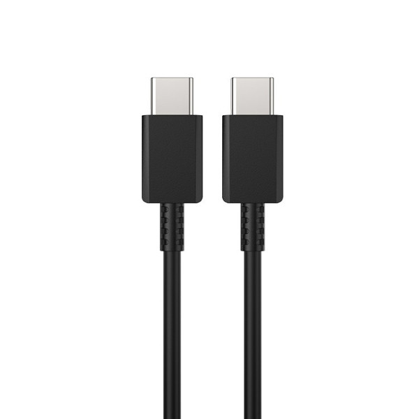 ECONOMY KABEL USB PD TYP-C DO TYP-C 2,4A CZARNY 1M 1 ECONOMY KABEL USB PD TYP-C DO TYP-C 2,4A CZARNY 1M