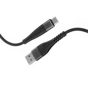 REDX KABEL USB TYP-C QC 3.0 CZARNY 2M QUICK CHARGE OPLOT WZMACNIANY REDX NYLON 6 zdj 5904238714638 2