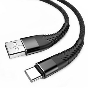 REDX KABEL USB TYP-C QC 3.0 CZARNY 2M QUICK CHARGE OPLOT WZMACNIANY REDX NYLON 7 zdj 5904238714638 3