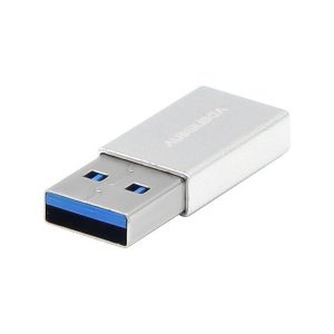 ADAPTER OTG USB DENMEN SREBRNY DO TYP-C DU13 7 zdj 5904238715215 3