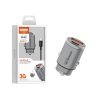 SOMOSTEL ŁADOWARKA SAMOCHODOWA 30W 5A SEBRNA SMS-A99 DUAL PD+QC3.0 8 zdj 5904238717578