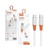 SOMSOTEL KABEL SILIKON USB TYP-C - TYP-C 100W BIAŁY 1M SMS-BP18 3 zdj 5904238717592