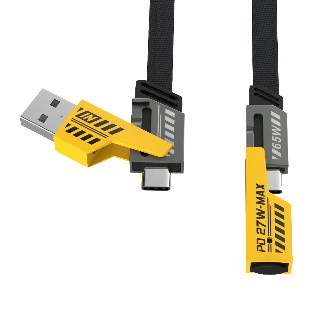 SOMOSTEL KABEL USB 4W1 CZARNY 3,1A 65W QUICK CHARGER POWERLINE PD SMS-BJ15 4 SOMOSTEL KABEL USB 4W1 CZARNY 3,1A 65W QUICK CHARGER POWERLINE PD SMS-BJ15 - obrazek 4