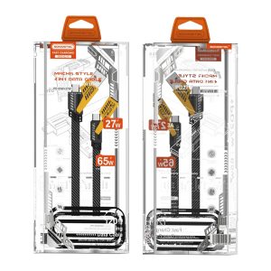 SOMOSTEL KABEL USB 4W1 CZARNY 3,1A 65W QUICK CHARGER POWERLINE PD SMS-BJ15 11 zdj 5904238717646 5