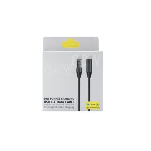 ECOBOX KABEL SZYBKIEGO ŁADOWANIA USB PD TYP-C DO TYP-C 60W CZARNY USB 3.0 6 zdj 5904238719848 2