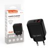 TELTECH ŁADOWARKA SIECIOWA GAN 45W USB+TYP-C CZARNY PD TCH-03 2 zdj 5904238720899