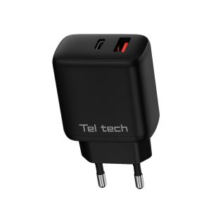 TELTECH ŁADOWARKA SIECIOWA GAN 45W USB+TYP-C CZARNY PD TCH-03 6 zdj 5904238720899 2
