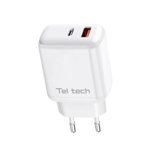 TELTECH ŁADOWARKA SIECIOWA GAN 45W BIAŁY USB+TYP-C TCH-03 6 zdj 5904238720905 2