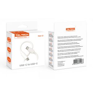 TELTECH KABEL USB PD TYP-C DO TYP-C 3A BIAŁY 1M TCA-02 7 zdj 5904238721087 3