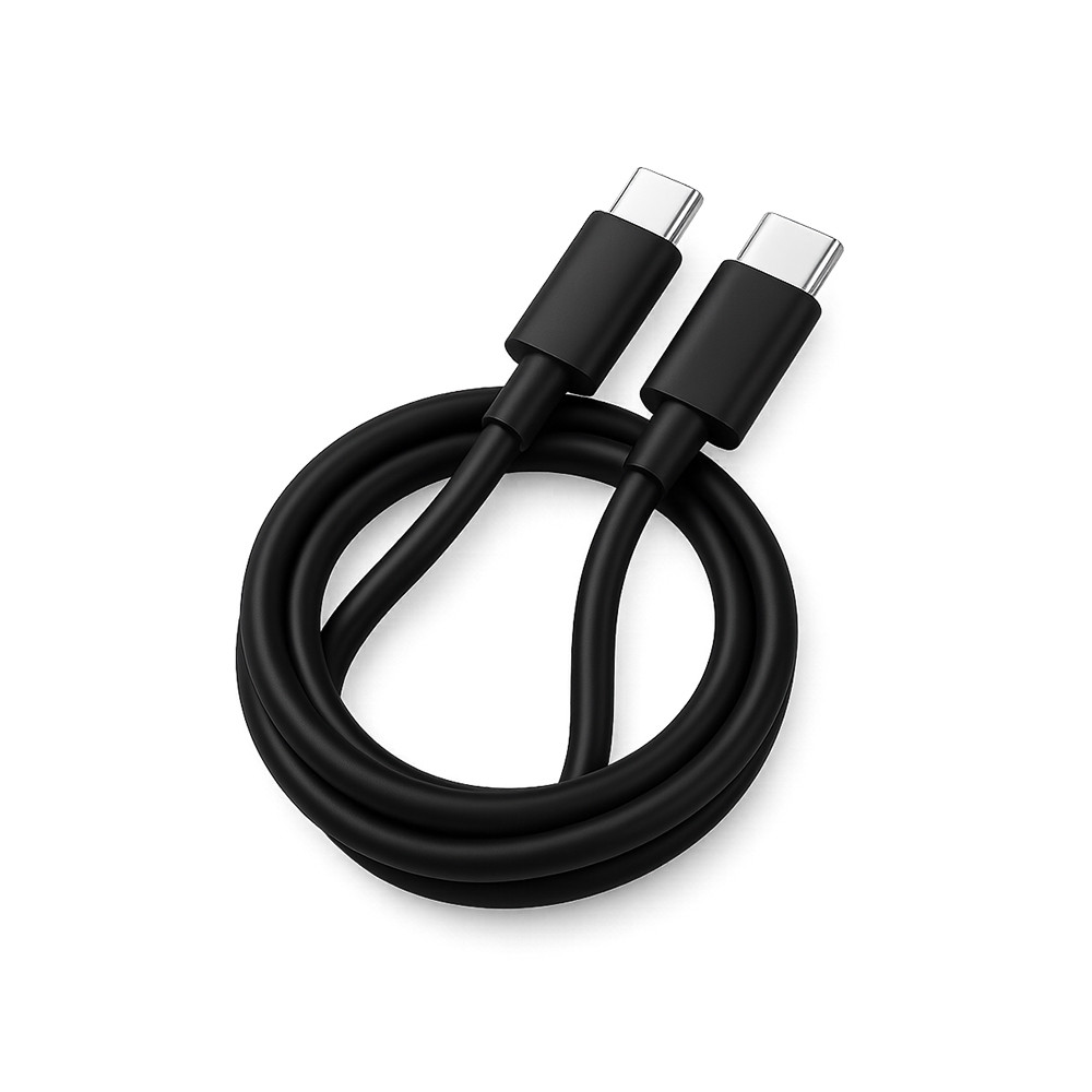 TELTECH KABEL USB PD TYP-C DO TYP-C 5A 100W E-MARKER CZARNY 1M TCA-07 2 TELTECH KABEL USB PD TYP-C DO TYP-C 5A 100W E-MARKER CZARNY 1M TCA-07 - obrazek 2