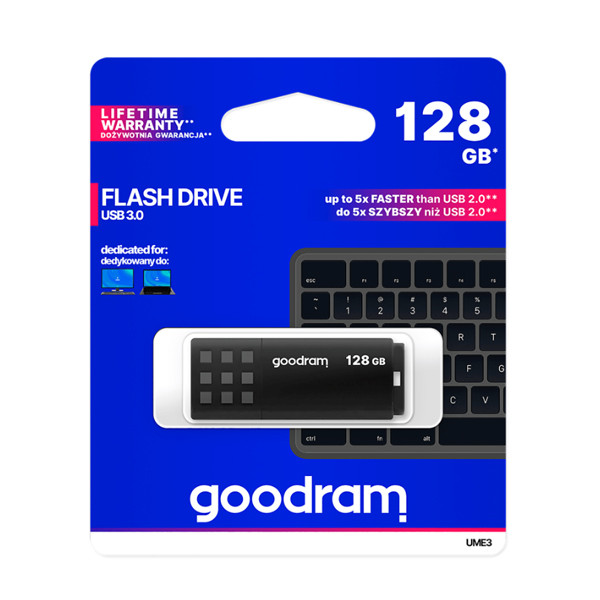 PENDRIVE 128GB GOODRAM UME3 USB 3.0 PAMIĘĆ PRZENOŚNA TGD-UME31280K0R11 1 PENDRIVE 128GB GOODRAM UME3 USB 3.0 PAMIĘĆ PRZENOŚNA TGD-UME31280K0R11
