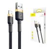 KABEL USB LIGHTNING BASEUS CAFULE 2.4A 1M (ZŁOTO-CZARNY) 7 zdj 6953156274990