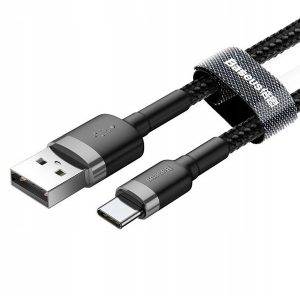 KABEL USB DO TYP-C BASEUS CAFULE 3A 1M (SZARO-CZARNY) 9 zdj 6953156278202 3