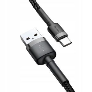 KABEL USB DO TYP-C BASEUS CAFULE 3A 1M (SZARO-CZARNY) 10 zdj 6953156278202 4