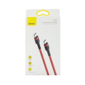 BASEUS KABEL TYP-C TYP-C POWER DELIVERY QUICK CHARGE 3.0 60W 2M CATKLF-H09 6 zdj 6953156285224 2