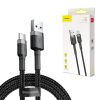 KABEL USB DO USB-C BASEUS CAFULE 2A 3M SZARO-CZARNY 2 zdj 6953156296343