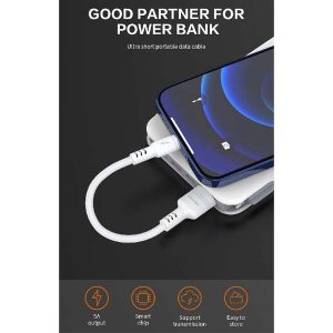 ABADOS KABEL USB MICRO USB BIAŁY 30CM 5A BOX 8 zdj 6972436520312 3