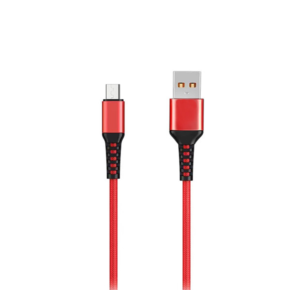 DENMEN KABEL USB WZMACNIANY OPLOT MICR CZERWONY 1M D02V 2 DENMEN KABEL USB WZMACNIANY OPLOT MICR CZERWONY 1M D02V - obrazek 2