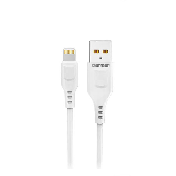 ŁADOWARKA SIECIOWA 2.4A + KABEL USB IPHONE BIAŁA DENMEN 2400mA DC01 12W 3 ŁADOWARKA SIECIOWA 2.4A + KABEL USB IPHONE BIAŁA DENMEN 2400mA DC01 12W - obrazek 3