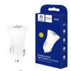 ŁADOWARKA SAMOCHODOWA 3A BIAŁA DENMEN 3100mA DUAL FAST CHARGING 2XUSB DZ06 15W 7 zdj 6973224871159