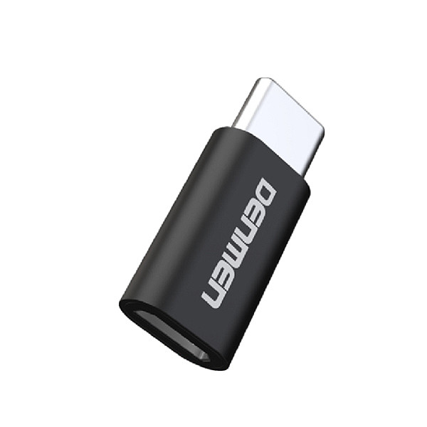 ADAPTER ORG TYP-C DENMEN CZARNY DO MICRO DU11 2 ADAPTER ORG TYP-C DENMEN CZARNY DO MICRO DU11 - obrazek 2