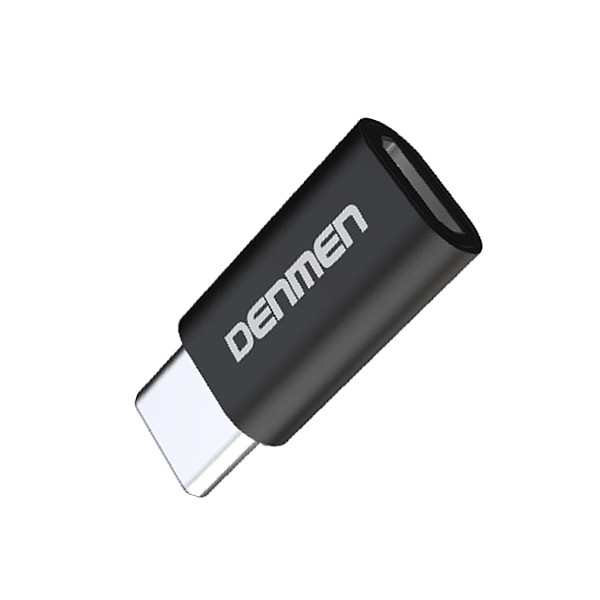 ADAPTER ORG TYP-C DENMEN CZARNY DO MICRO DU11 3 ADAPTER ORG TYP-C DENMEN CZARNY DO MICRO DU11 - obrazek 3