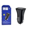 ŁADOWARKA SAMOCHODOWA 3A CZARNA DENMEN 3100mA DUAL FAST CHARGING DZ06 2XUSB 15W 13 zdj 6973224873122