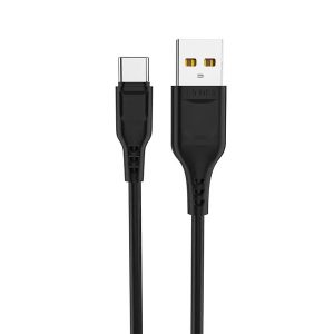ŁADOWARKA SIECIOWA 2.4A + KABEL TYP-C USB CZARNA DENMEN 2400mA DC01 12W BLACK 11 zdj 6973224873849 5