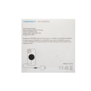 DENMEN ŁADOWARKA INDUKCYJNA TYP-C MAGNETYCZNA DO IPHONE DW02 5 zdj 6973224875577 2