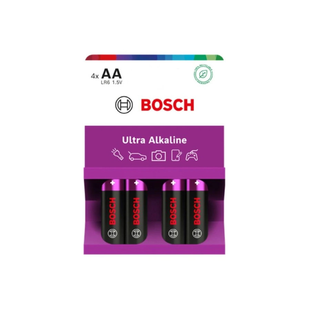 BATERIA BOSCH 4SZT AA ULTRA ALKALINE LR6UA4B/00 1 BATERIA BOSCH 4SZT AA ULTRA ALKALINE LR6UA4B/00