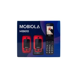 TELEFON GSM MOBIOLA KLAPKĄ CZERWONY TLEFON DLA SENIORA MB610 2G 10 zdj 8594203270053 4